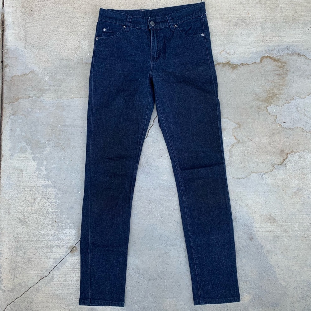 Last call! Cheap Monday Tight Rust In Blue Skinny Jeans 28